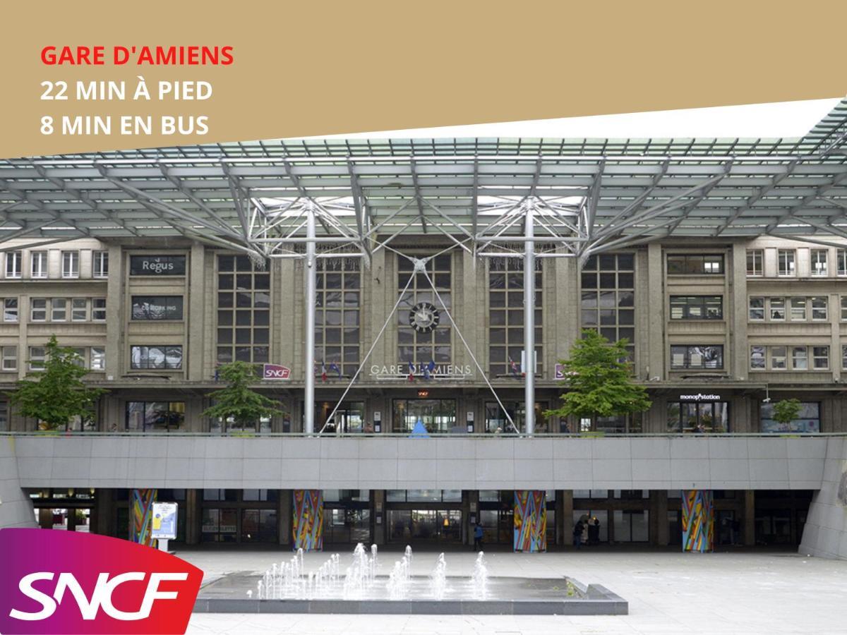 4 Chambres / Grande Maison / Toute équipée Amiens Exterior foto